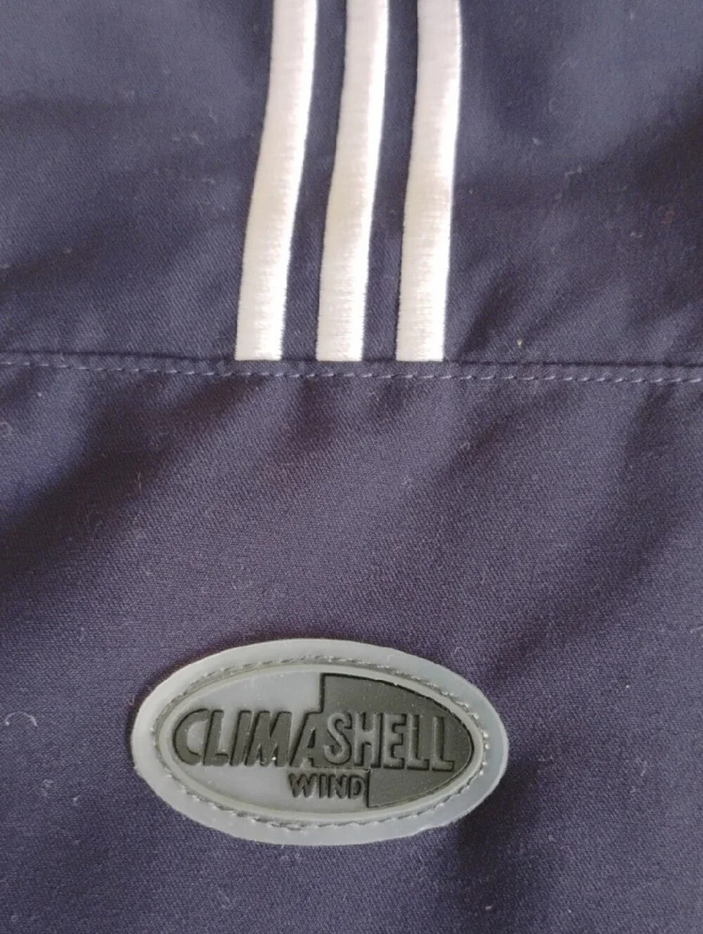 Men's L adidas Navy Half-Zip Windbreaker Jacket